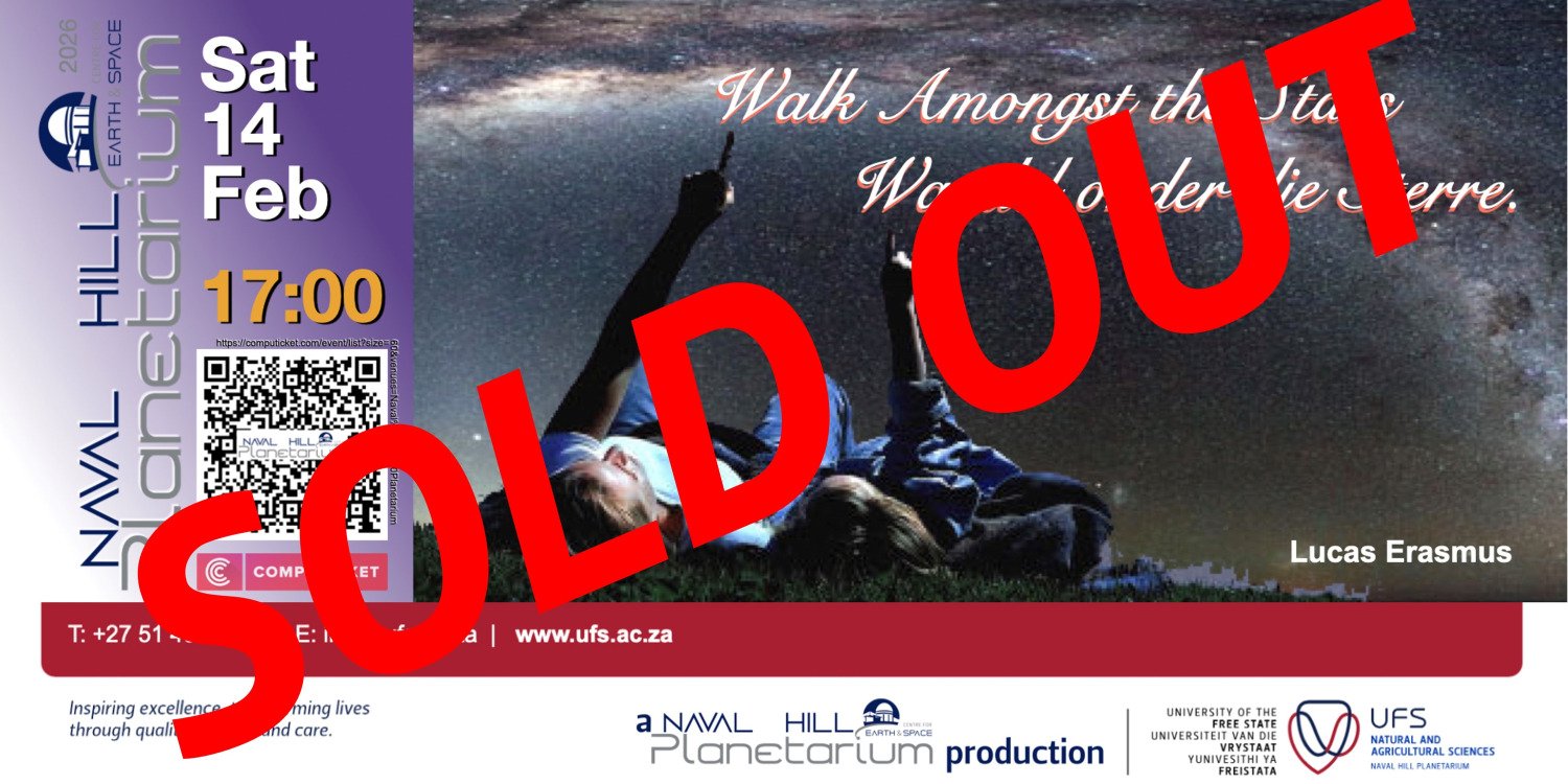 14 February 2026: Walk amongst the stars (Eng & Afr) 