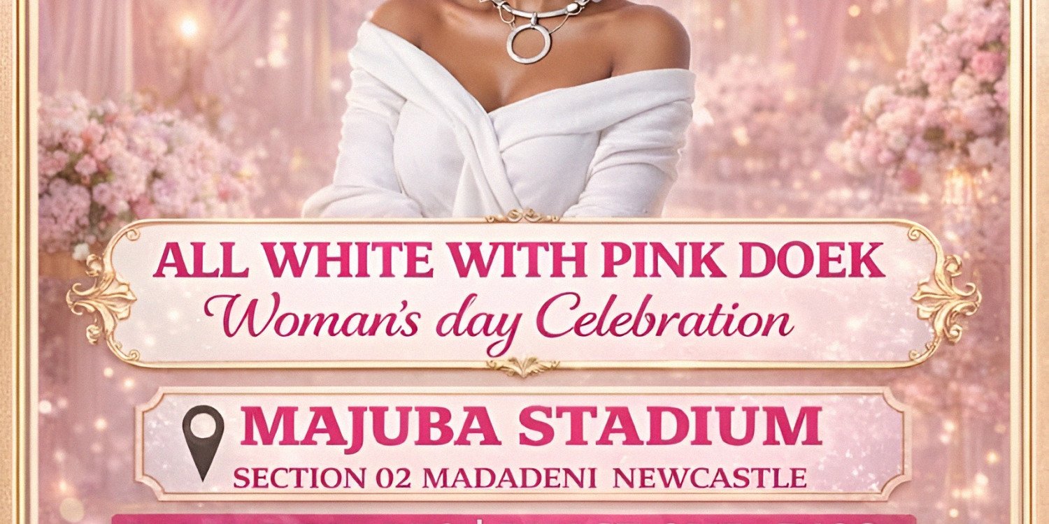 ALL WHITE WITH PINK DOEK 