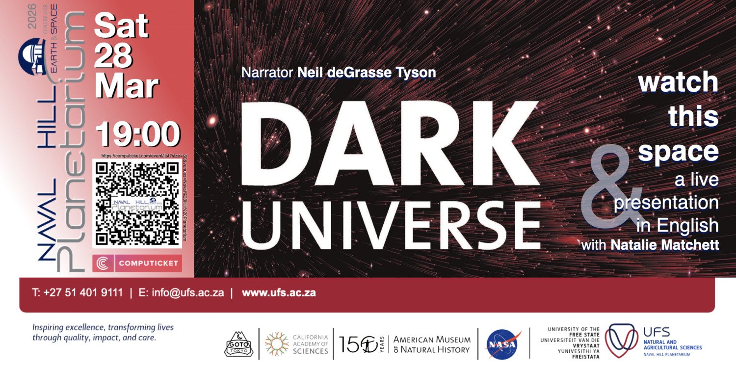 28 March 2026: Dark Universe