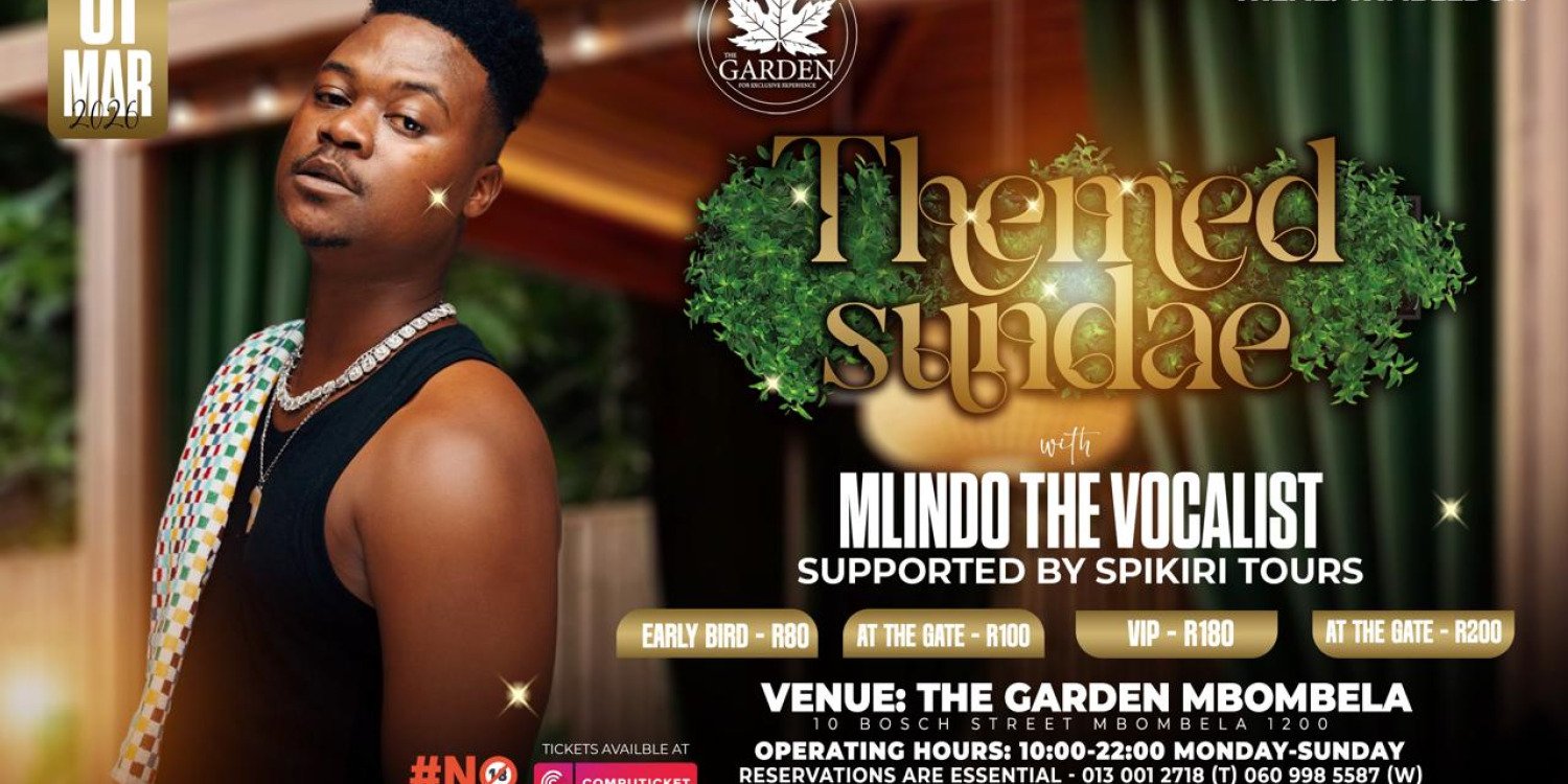 Themed Sundae with Mlindo The Vocalist