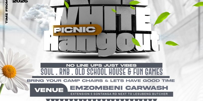ALL WHITE PICNIC HANGOUT 