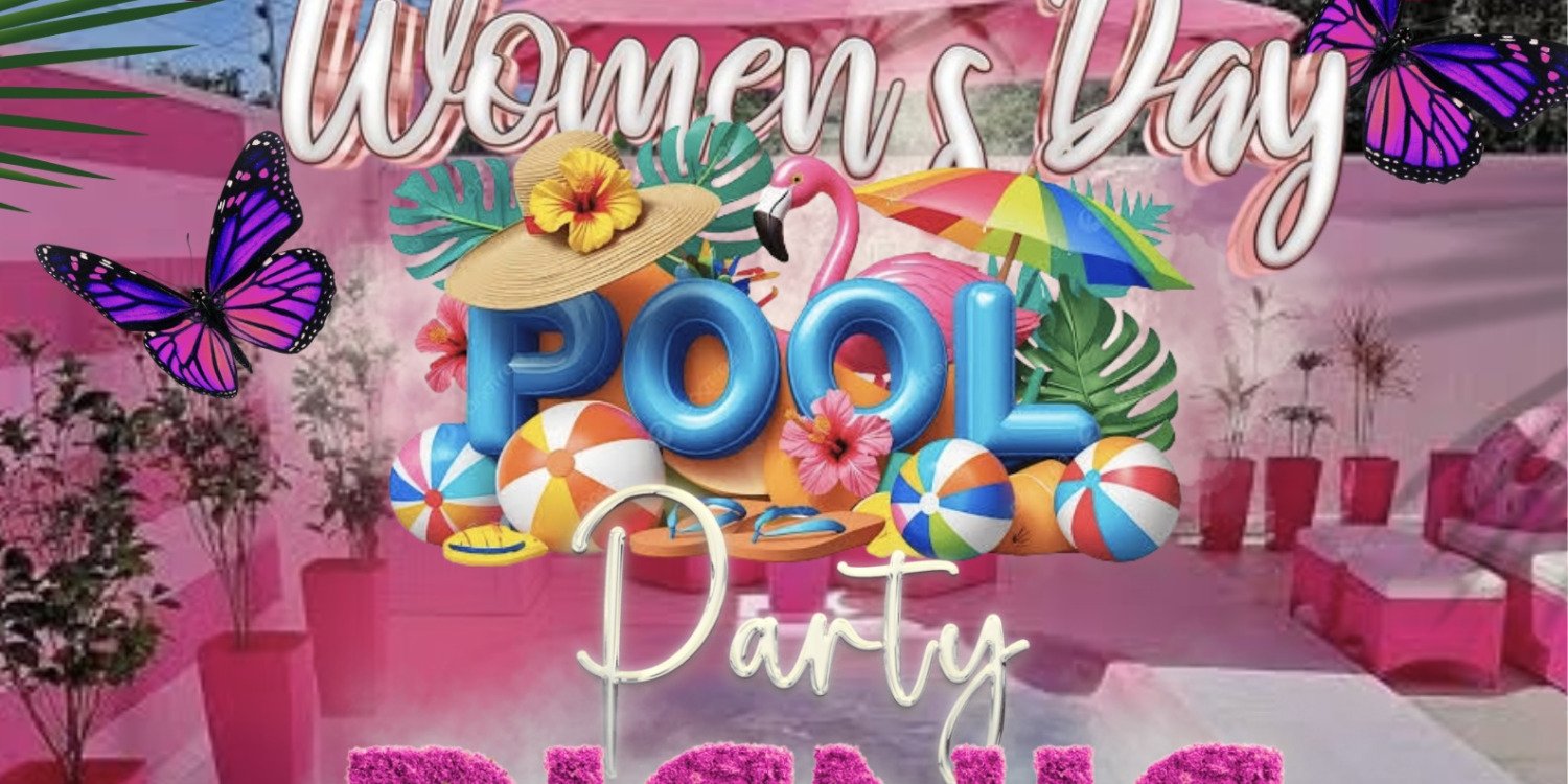 Women’s Day Shades of Pink Pool Party
