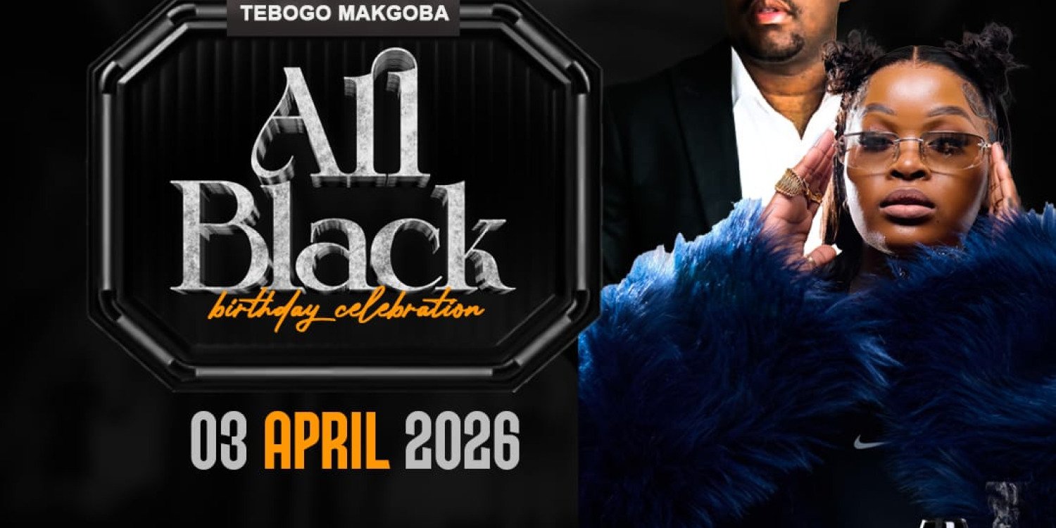 Tebogo Makgoba All Black Birthday Celebration 