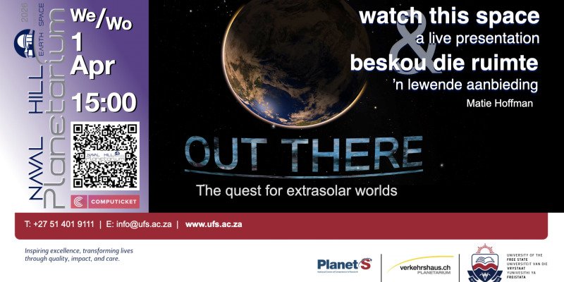1 April 2026: Out There (Eng & Afr)