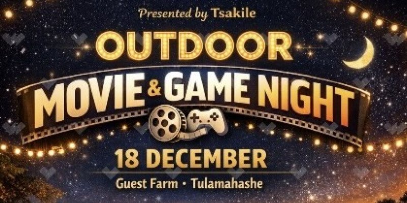 Outdoor movie and game night