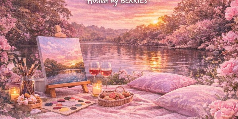 Sip&Paint Mental health awareness picnic🌸.