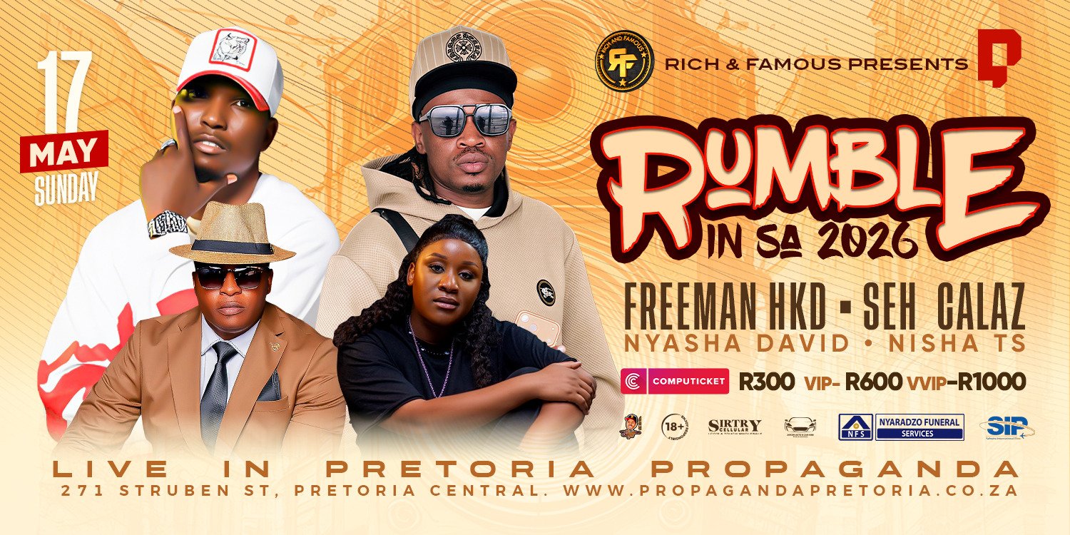 Rumble in Pretoria-Freeman,Calaz,Nyasha D & Nisha - Computicket