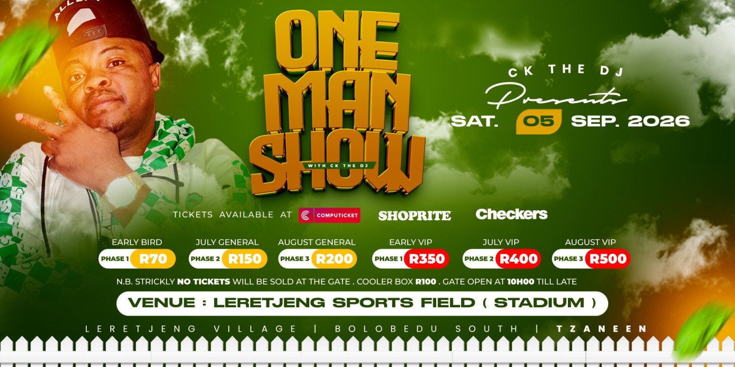 CK THE DJ ONE MAN SHOW - Computicket BoxOffice