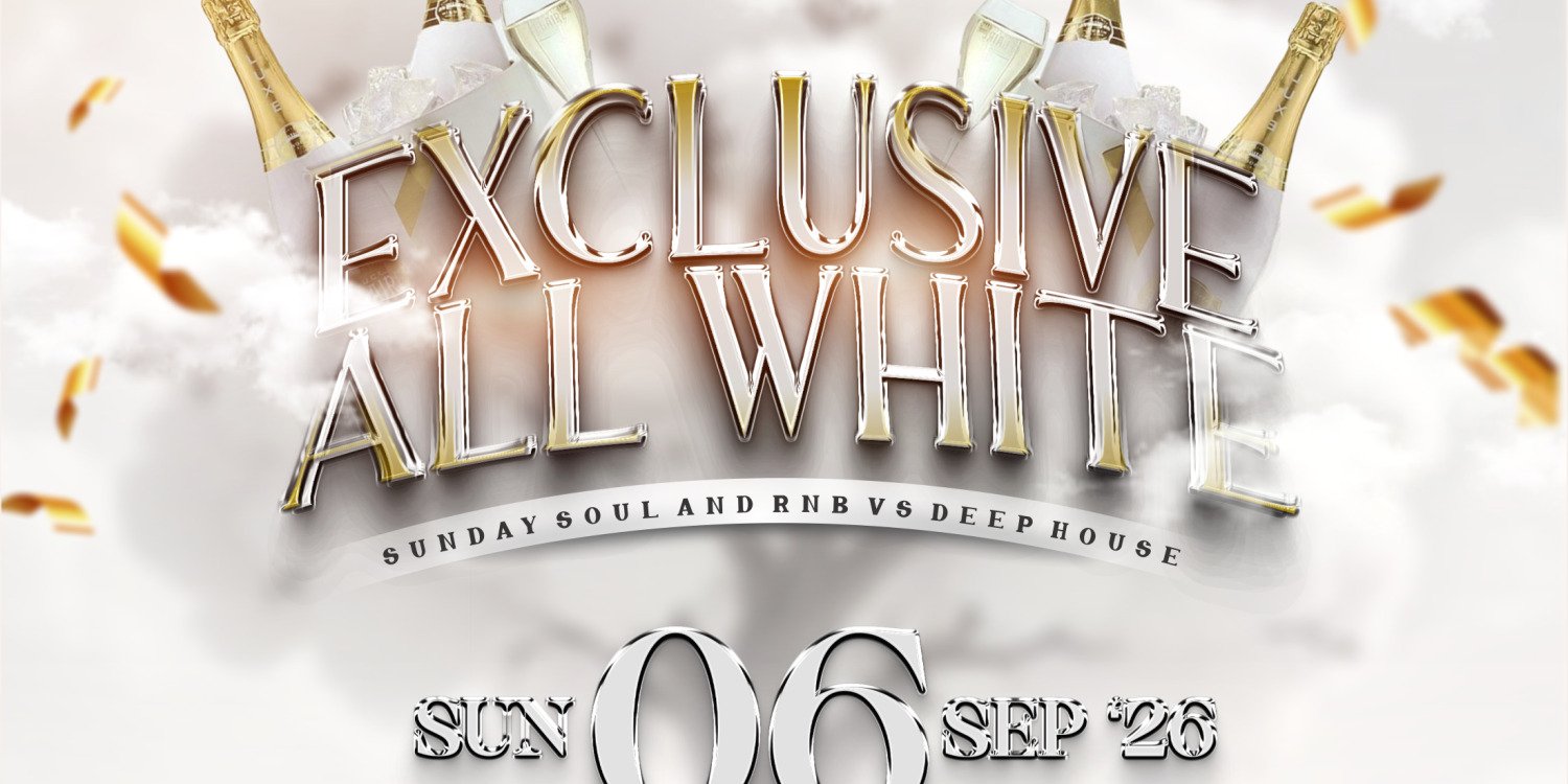 Exclusive All White Soul and RnB VS Deep House