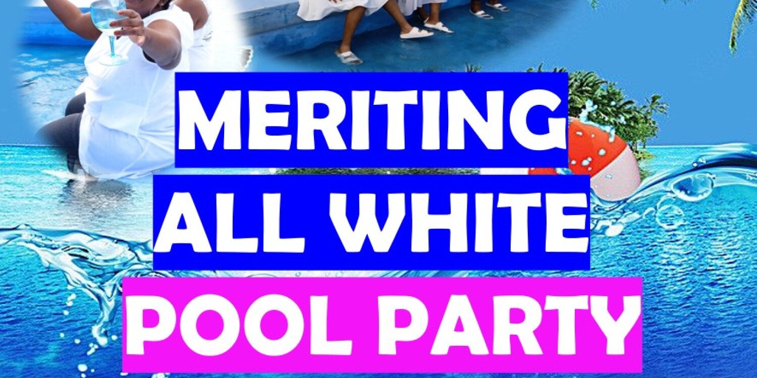 Meriting All White Pool Party 
