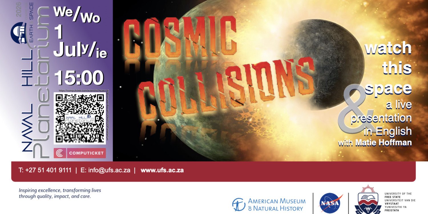 1 July 2026: Cosmic Collisions (Eng & Afr)
