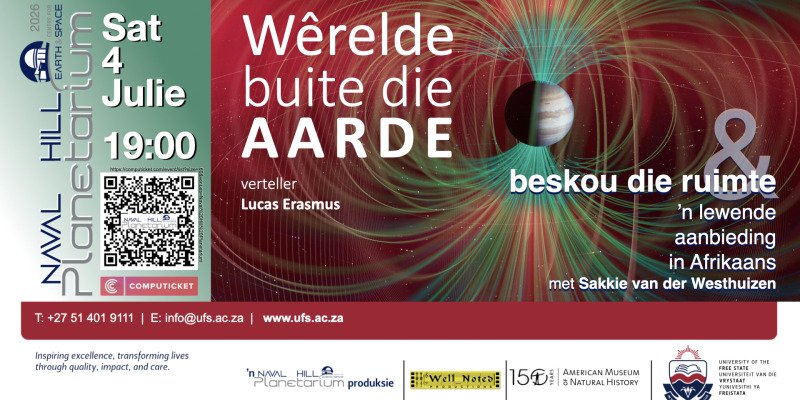 4 Julie 2026: Wêrelde buite die Aarde (Afr)