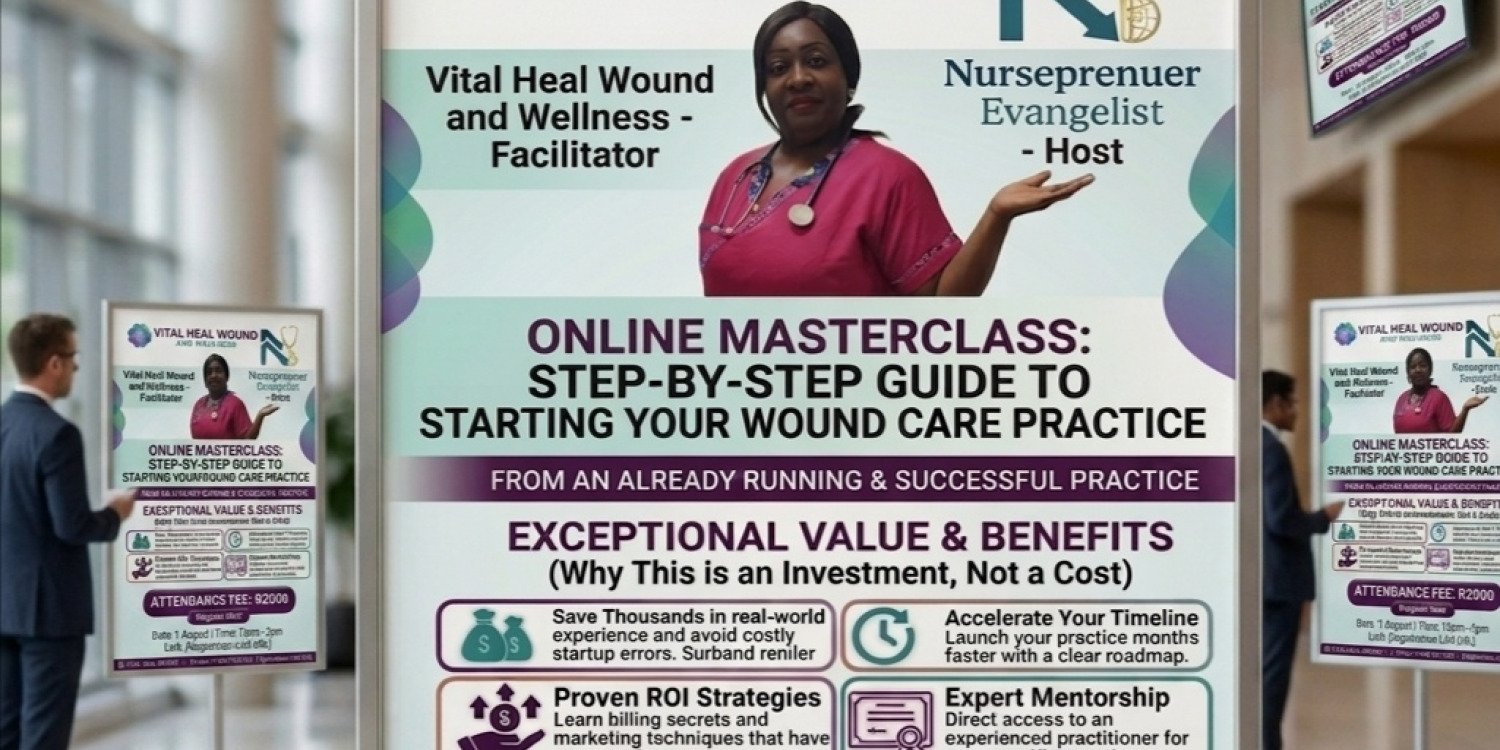 ONLINE MASTERCLASS ON STARTING WOUND CARE PRACTICE 