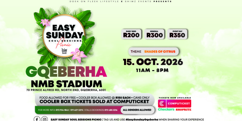 Easy Sunday Soul Sessions Picnic Gqeberha