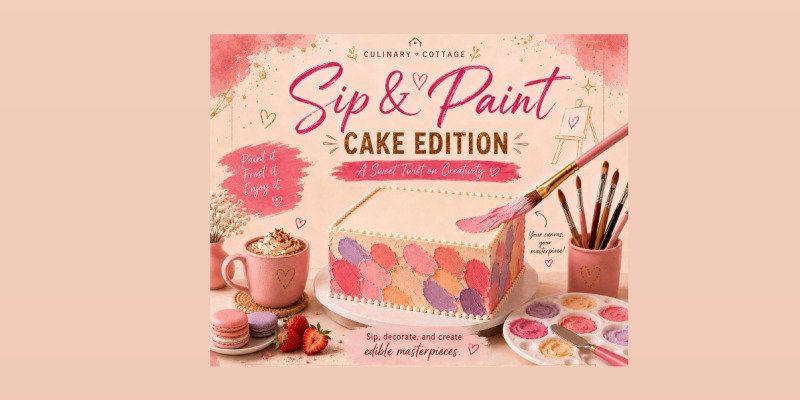  Sip and Paint Cake Edition 