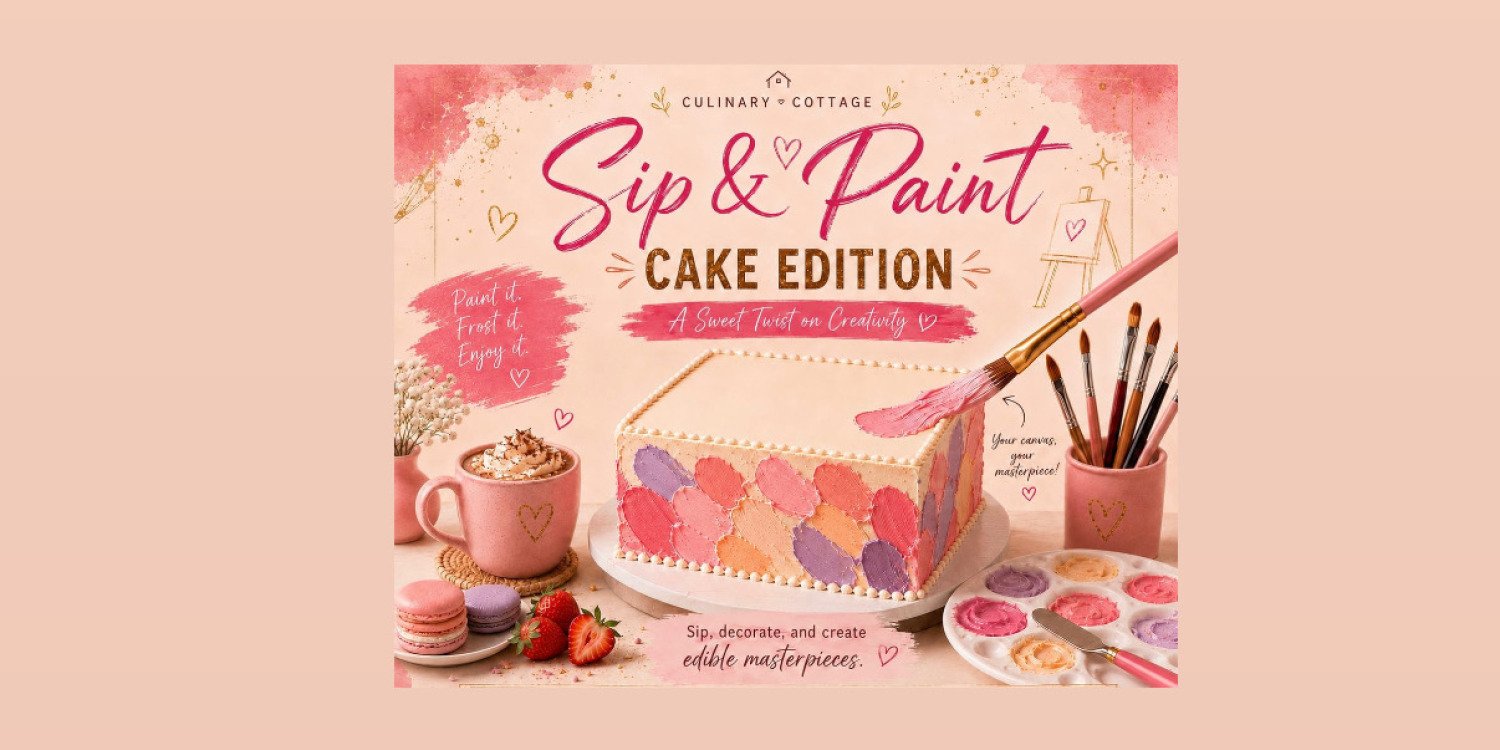  Sip and Paint Cake Edition 