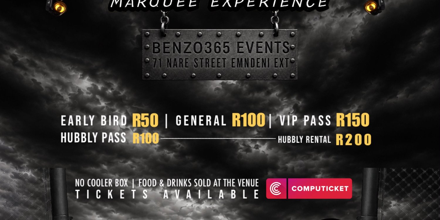 Benzo365 Birthday Celebration All Black Marquee Experience 