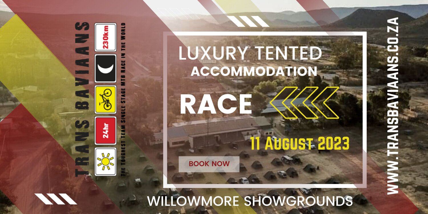 Trans Baviaans RACE tented accommodation