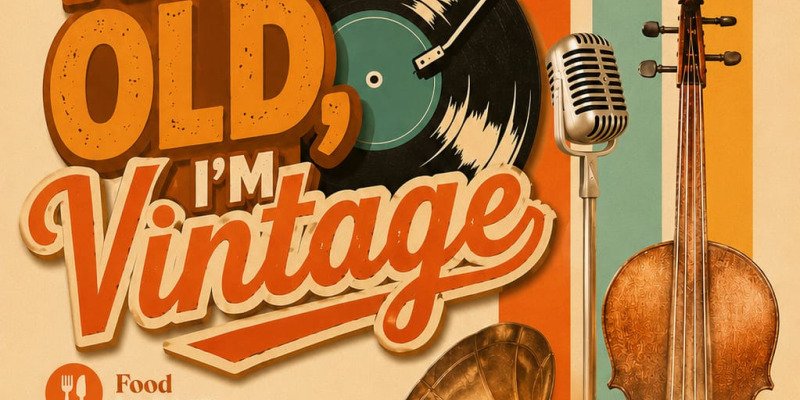 I'M NOT OLD, I'M VINTAGE MARKET