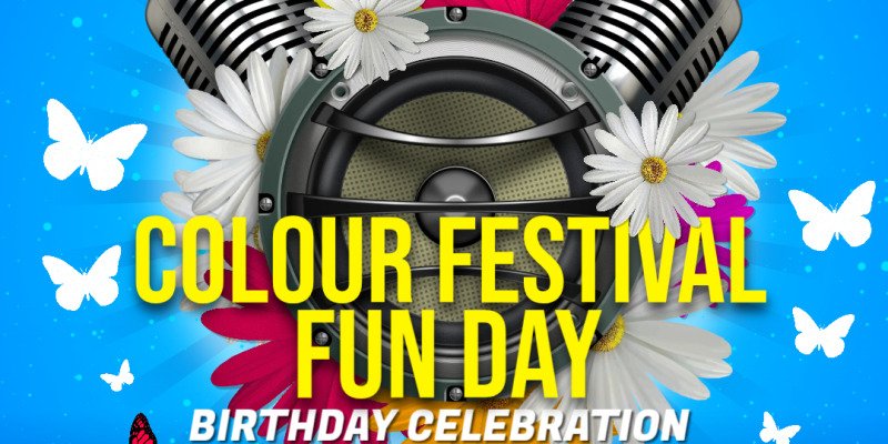 Colour fest fun day birthday celebration 