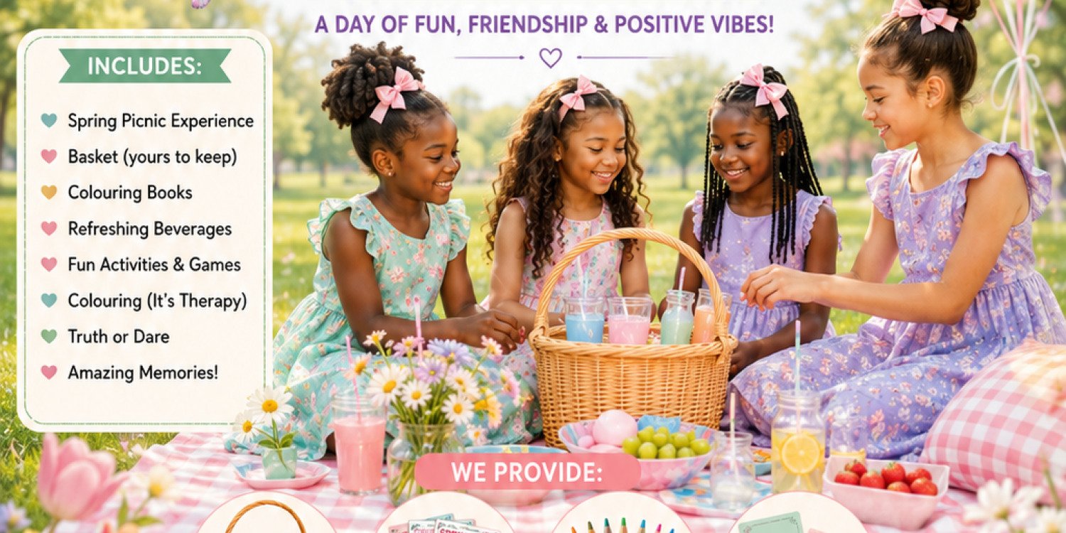 Spring picnic for girls