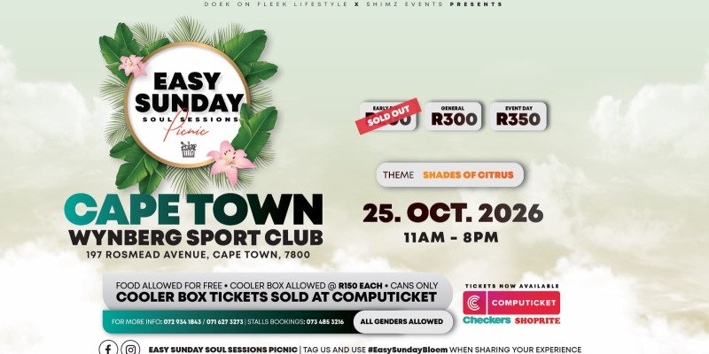 Easy Sunday Soul Sessions Picnic Cape Town