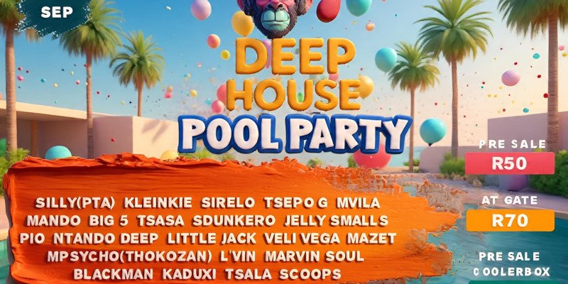 Deep house pool party