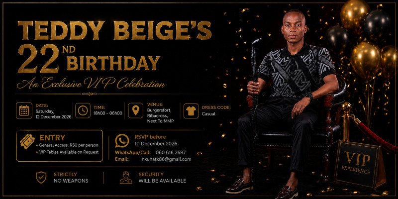 Teddy Beige’s 22nd Birthday Celebration 