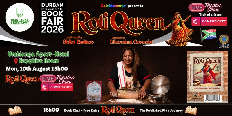 Roti Queen at Durban International Book Fair 2026