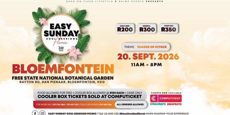 Easy Sunday Soul Sessions Picnic Bloemfontein