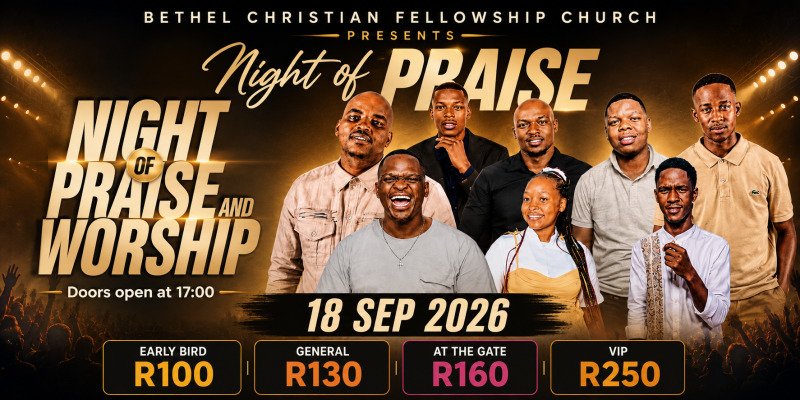 Bethel christian fellowship church Presents Night of Praise