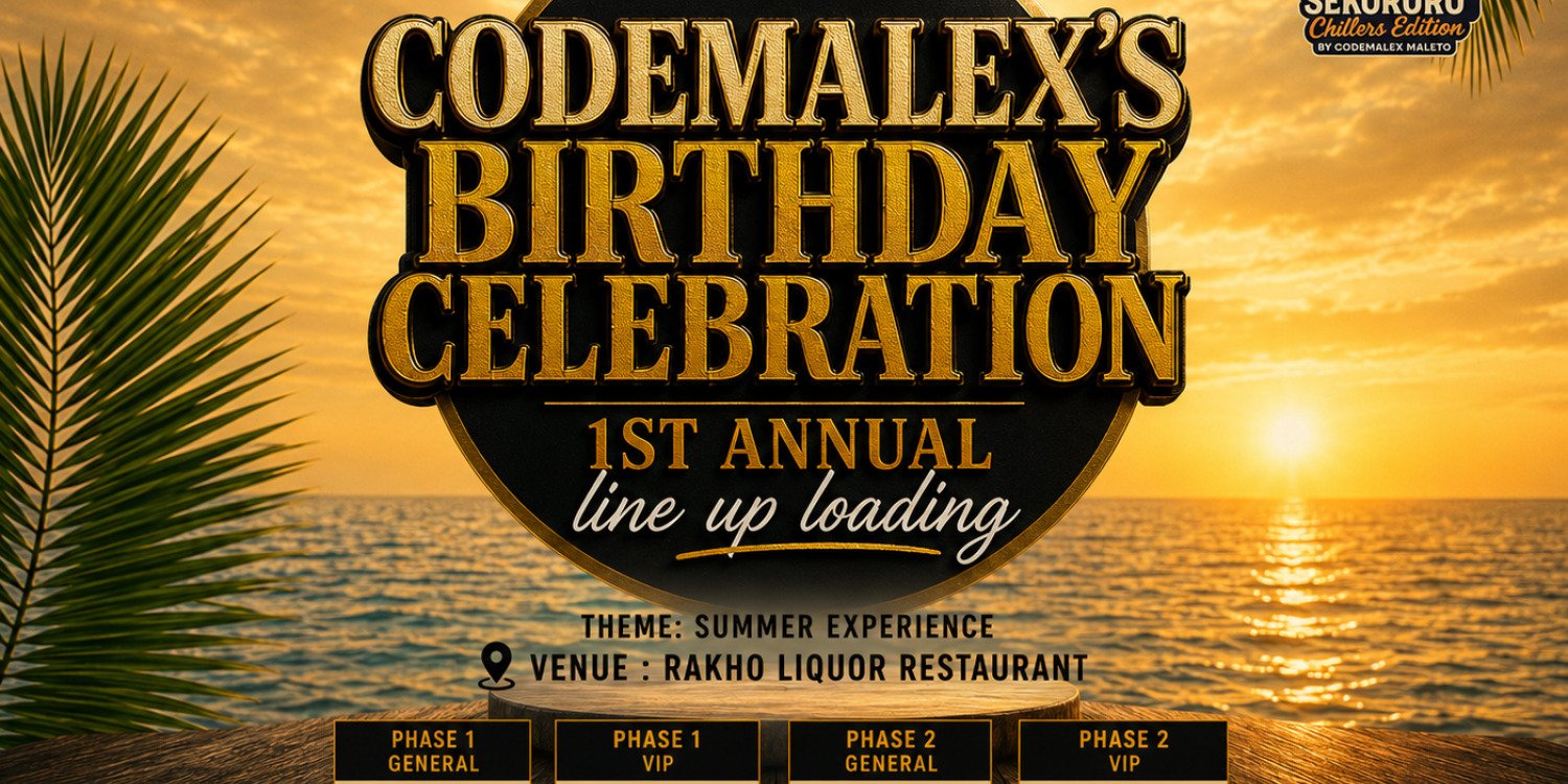 CodeMalex's Birthday celebration(lekompo edition)