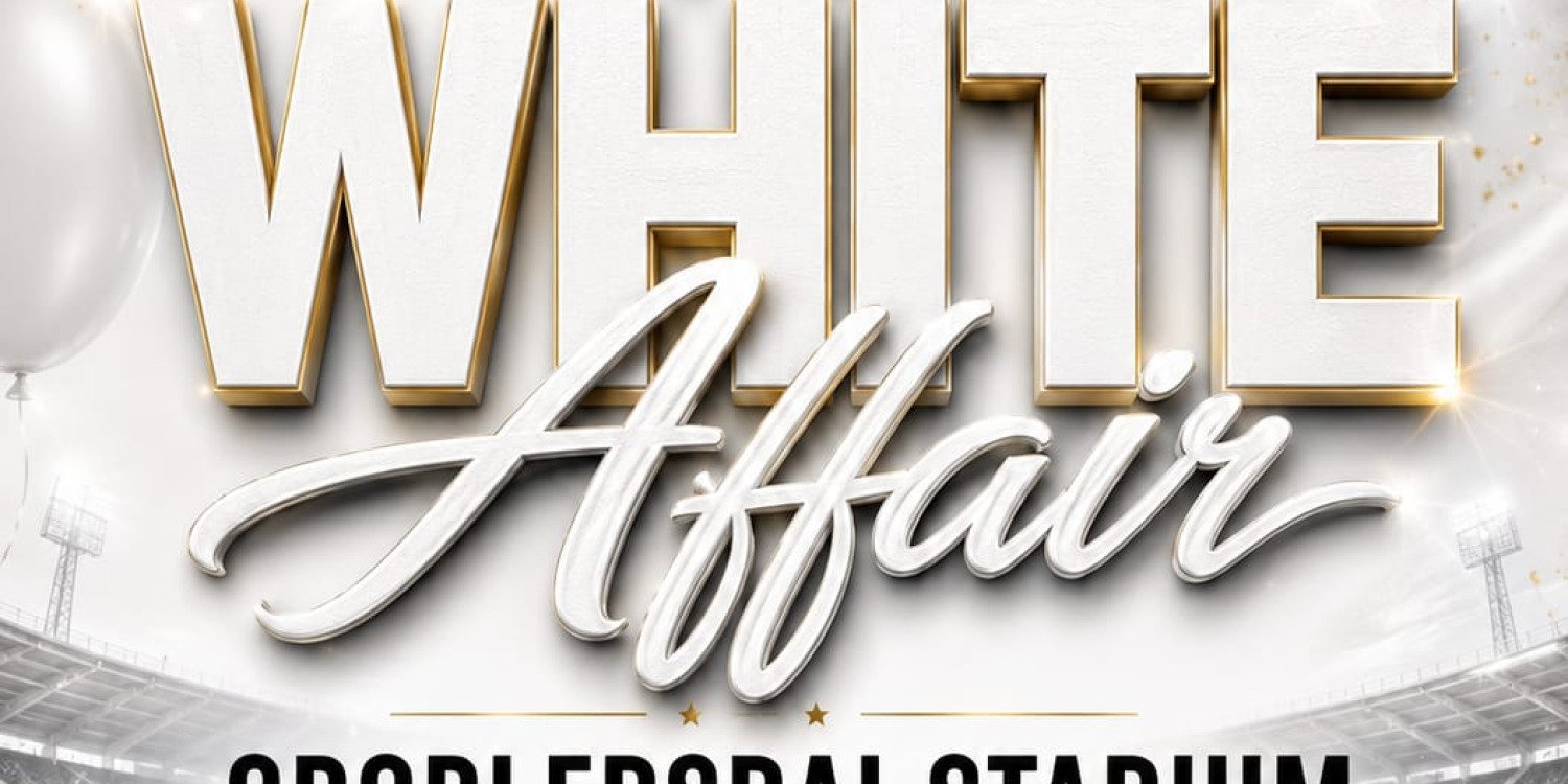 The yard present all white affairs 