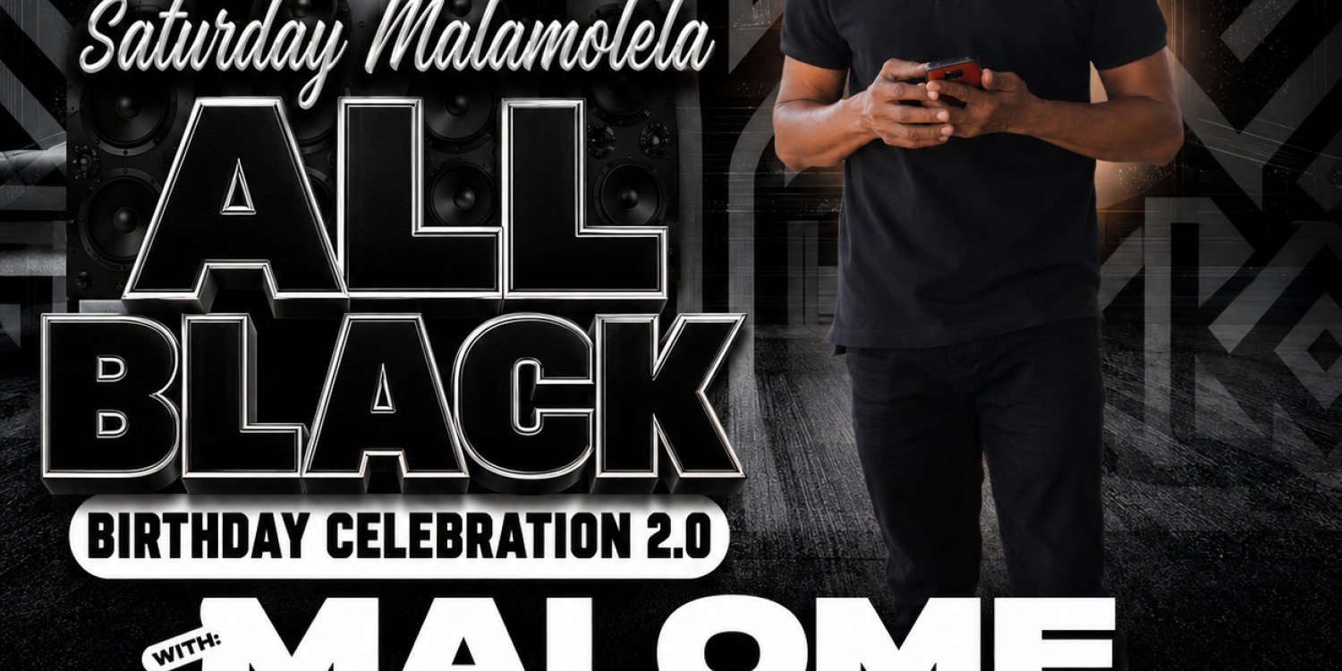 Saturday Malamolela all Balck 2026 