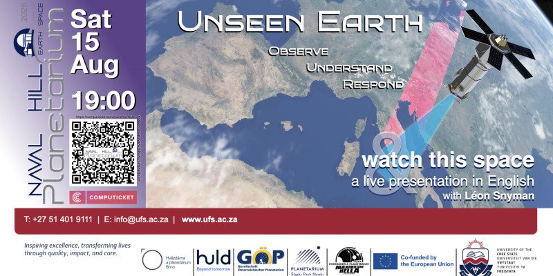 15 August 2026: Unseen Earth (Eng & Afr)