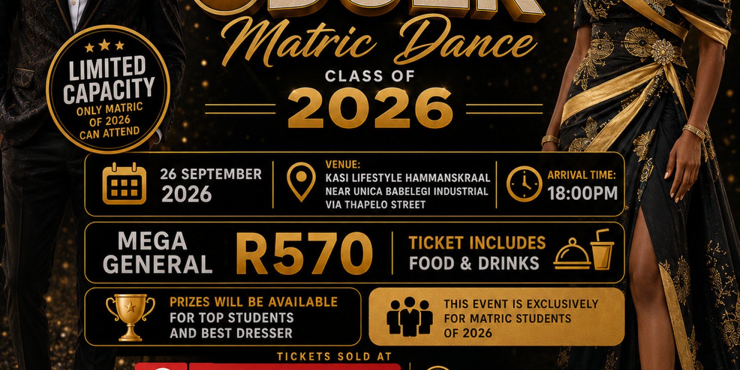 MMARONA KE DOEK MATRIC DANCE CLASS OF 2026