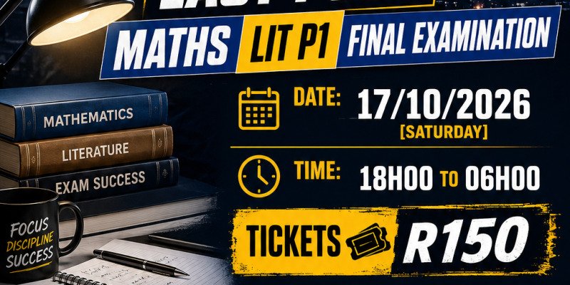 NSC final exam maths lit p1