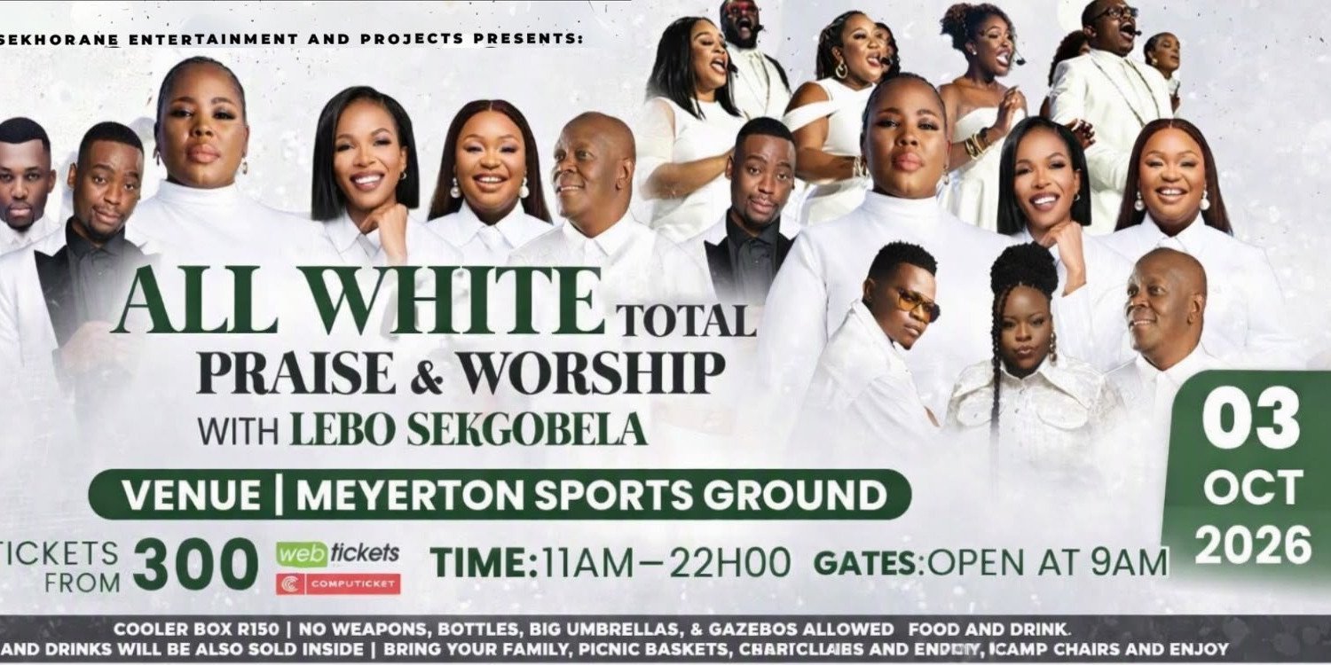 ALL WHITE TOTAL PRAISE AND WORSHIP WITH LEBO SEKGOBELA