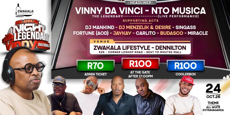 A night with the legendary Vinny Da Vinci 