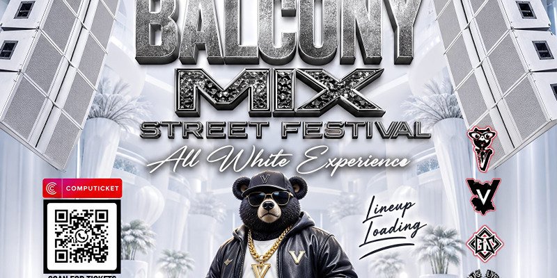 Balcony Mix Street Festival All White Experience