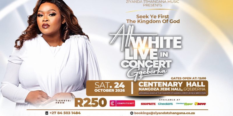 Ziyanda Tshangana Live in Concert Gqeberha