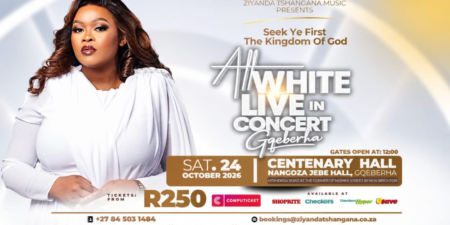 Ziyanda Tshangana Live in Concert Gqeberha
