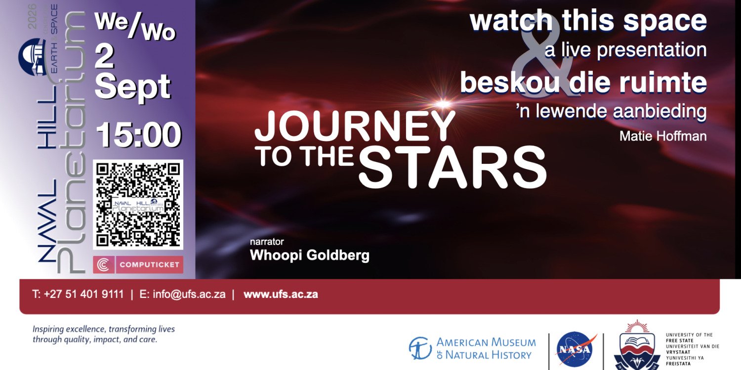 2 September 2026: Journey to the stars (Eng & Afr) 