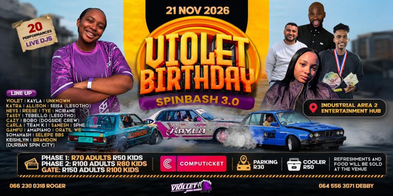 Violet’s Birthday Spin Bash 3.0