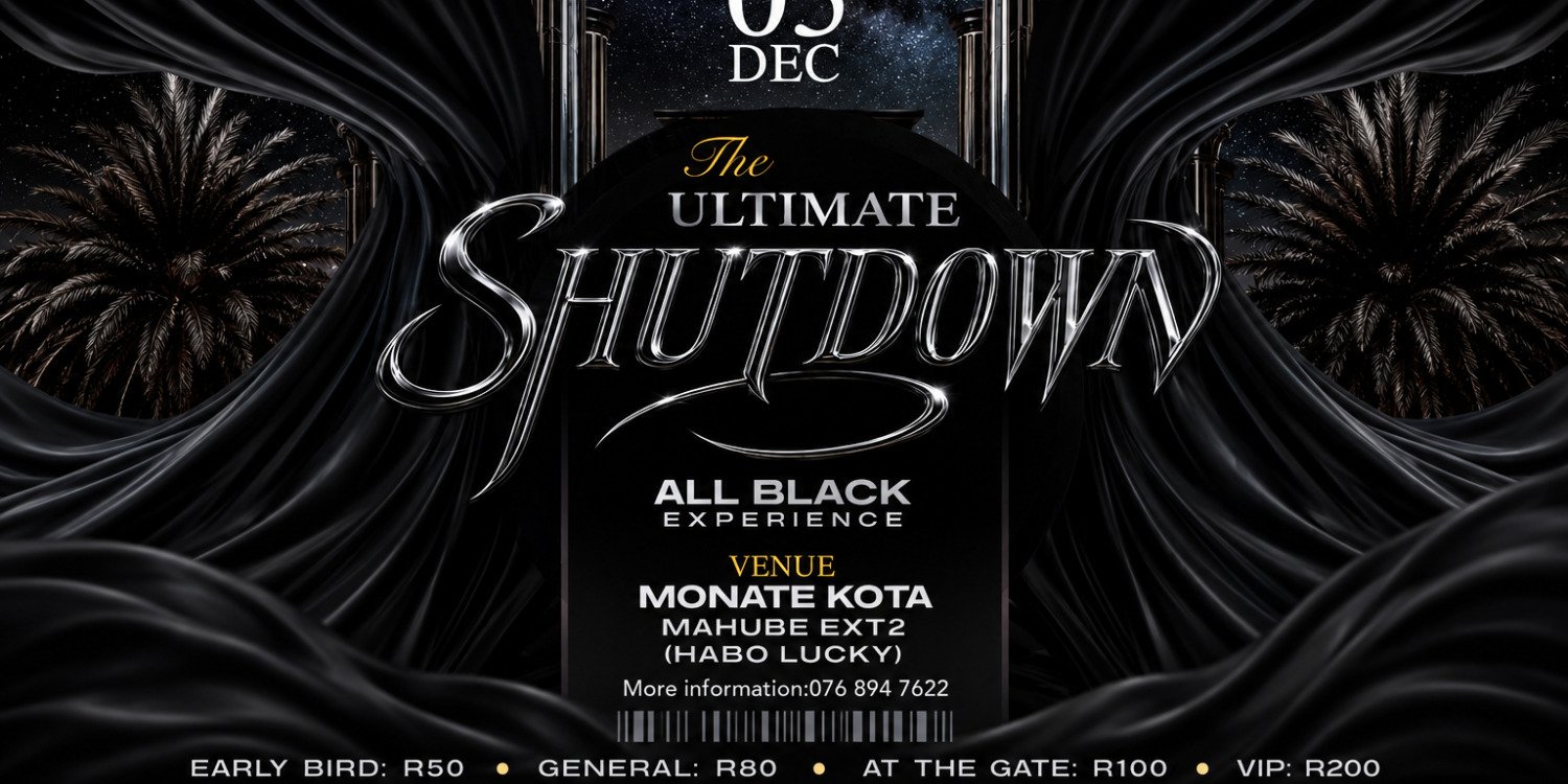 THE ULTIMATE SHUTDOWN ALL BLACK EXPERIENCE 