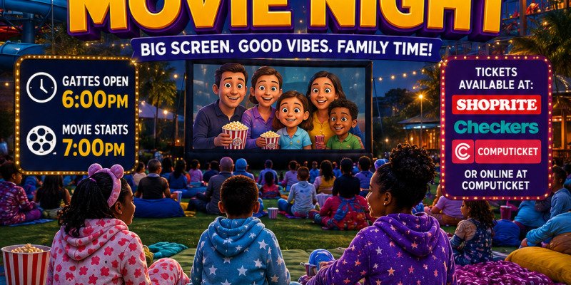 Family outdoor Movie Night Mthatha