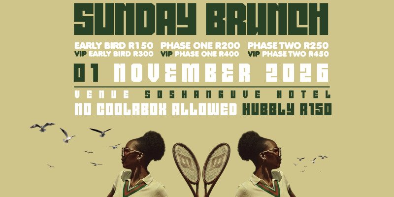 TJK Concepts presents: Pop Up Sunday Brunch (Roland Garros)