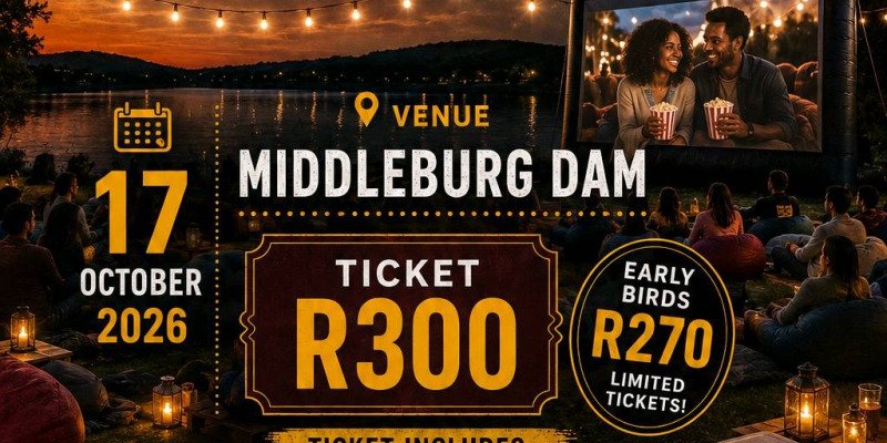 Movie night at middleburg dam 