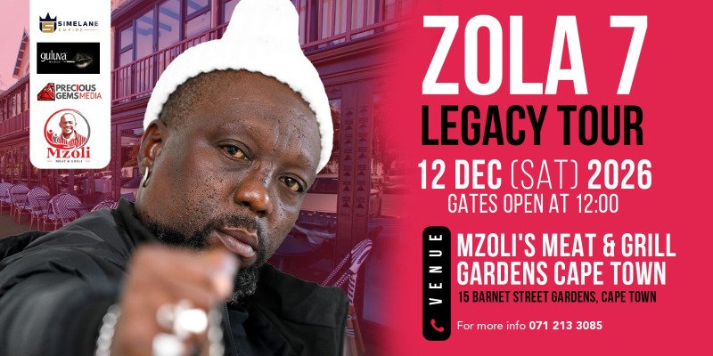 ZOLA 7 LEGACY TOUR AT MZOLI MEAT & GRILL CAPE TOWN
