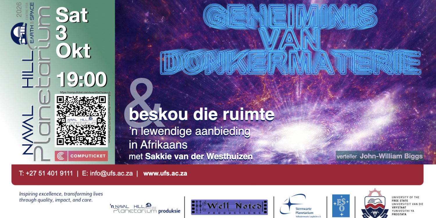 3 Oktober 2026: Geheimenis van Donkermaterie 